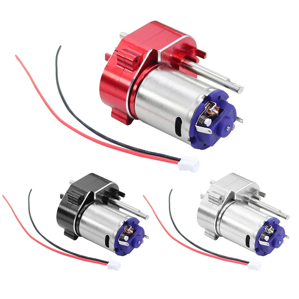 Корпус коробки передач с двигателем 370 металлическая коробка ЧПУ для 1/12 MN78 MN82 LC79