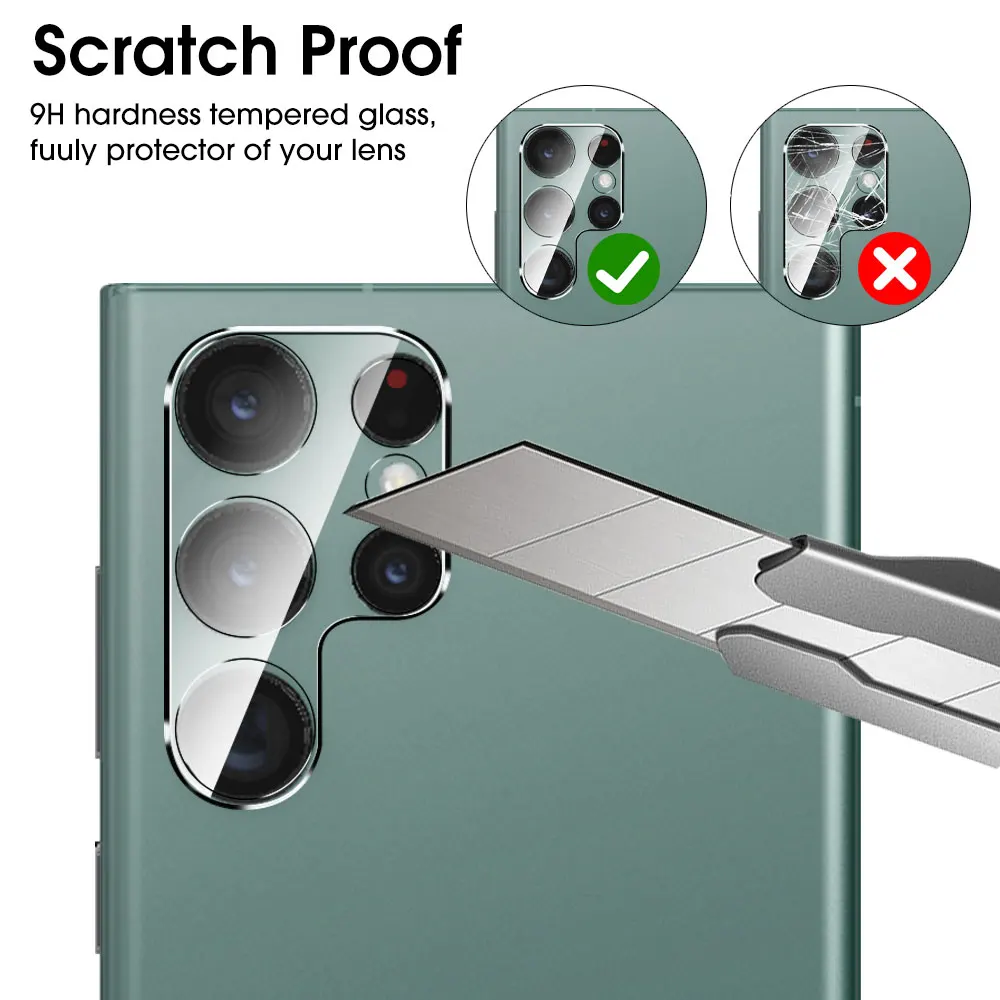 Защитное закаленное стекло для камеры Samsung Galaxy S24 Plus