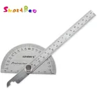 15 см транспортир из нержавеющей стали Goniometro линейка гониометра вращение на 180 градусов, может измерять различные углы W0262A