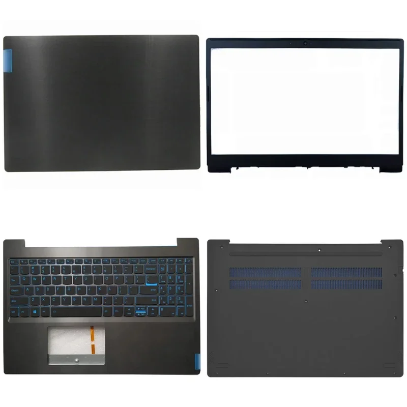 Новый чехол для ноутбука Lenovo Ideapad L340-15, игровая задняя крышка ЖК-дисплея, передняя панель, подставка для рук, Нижняя основа, корпус, клавиатура