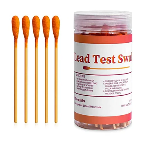 Набор свинцовых палочек для испытания краски: 60 свинцовых палочек, домашний комплект для испытания свинца, свинцовые палочки для проверки, испытание свинца