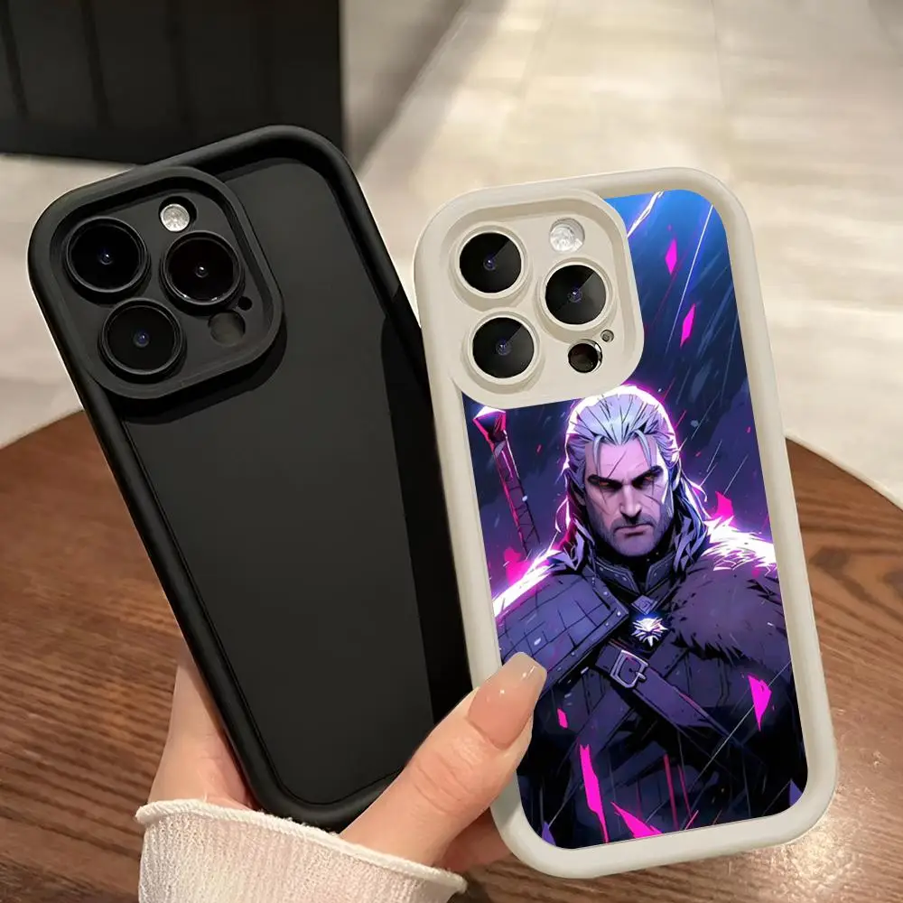 Горячая игра для Witcher-est MINISO чехол телефона с лестницей глаз Iphone 11 12 13 14 15 16 Pro PLUS PRO
