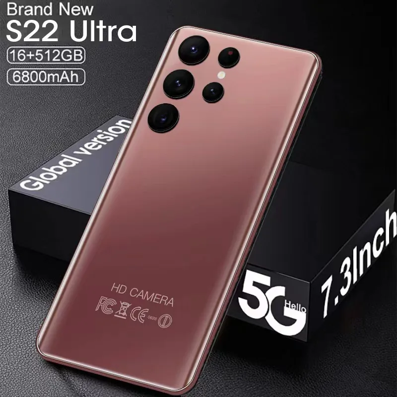 

Смартфон S22 +, 7,3 дюйма, 16 + 512 ГБ, 24 + 48 Мп