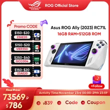 Asus ROG Ally (2023) RC71L Ryzen Z1 Extreme Handheld Game Player Game Console 7 Inch 120Hz IPS Retro Video Games For windows 11