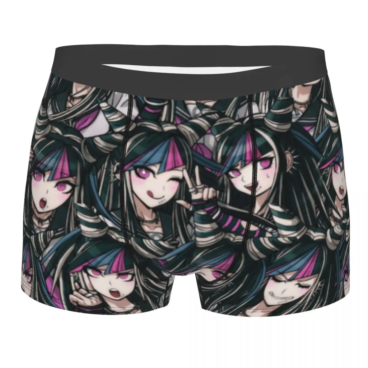 

Мужские трусы-боксеры Danganronpa Makoto Naegi Monokuma Komaru Kaede Game, мягкие мужские трусы с 3D-принтом, нижнее белье Ibuki Mioda