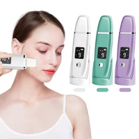 ultrasonic skin scrubber facial spatula face cleaner deep cleansing lifting acne blackhead remover beauty care tools