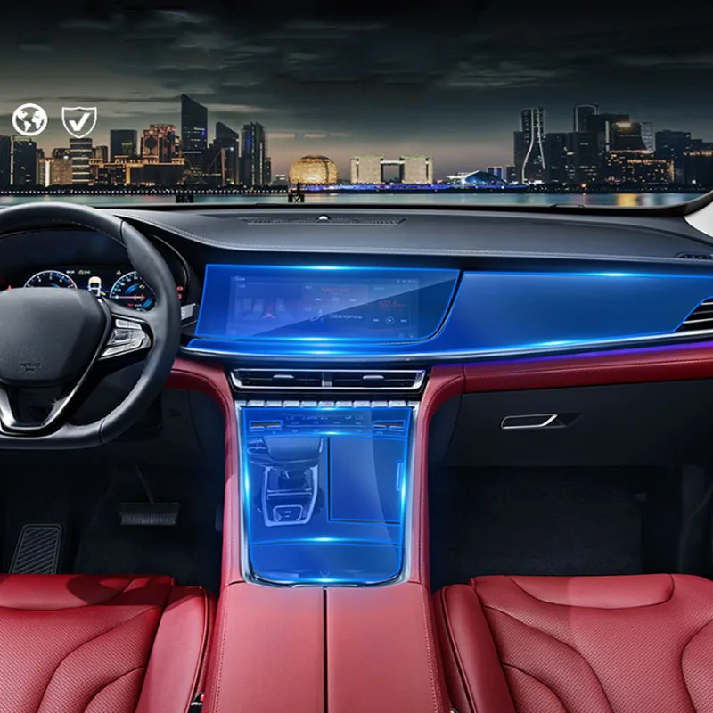 

For Chang An CS85 2019 TPU Dashboard Navigation Screen Protector Film Scratch Proof Anti Fingerprint Highly Elastic Sticker