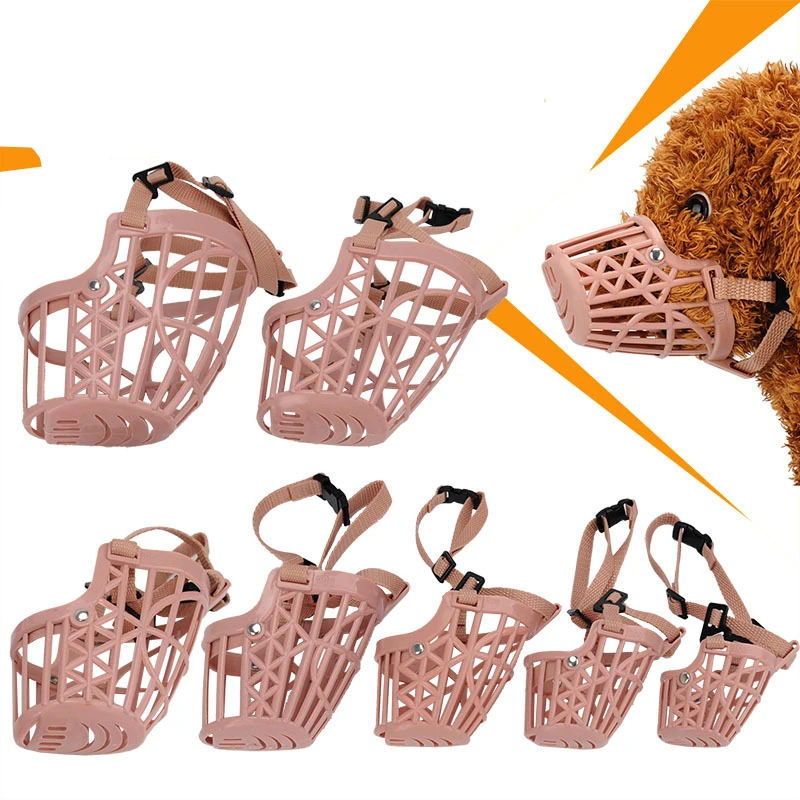 

Dog Muzzle Breathable Anti-bite Dog Pet Muzzle Different Size for Puppy Chihuahua French Dog Outdoors Dog Supplier все для собак