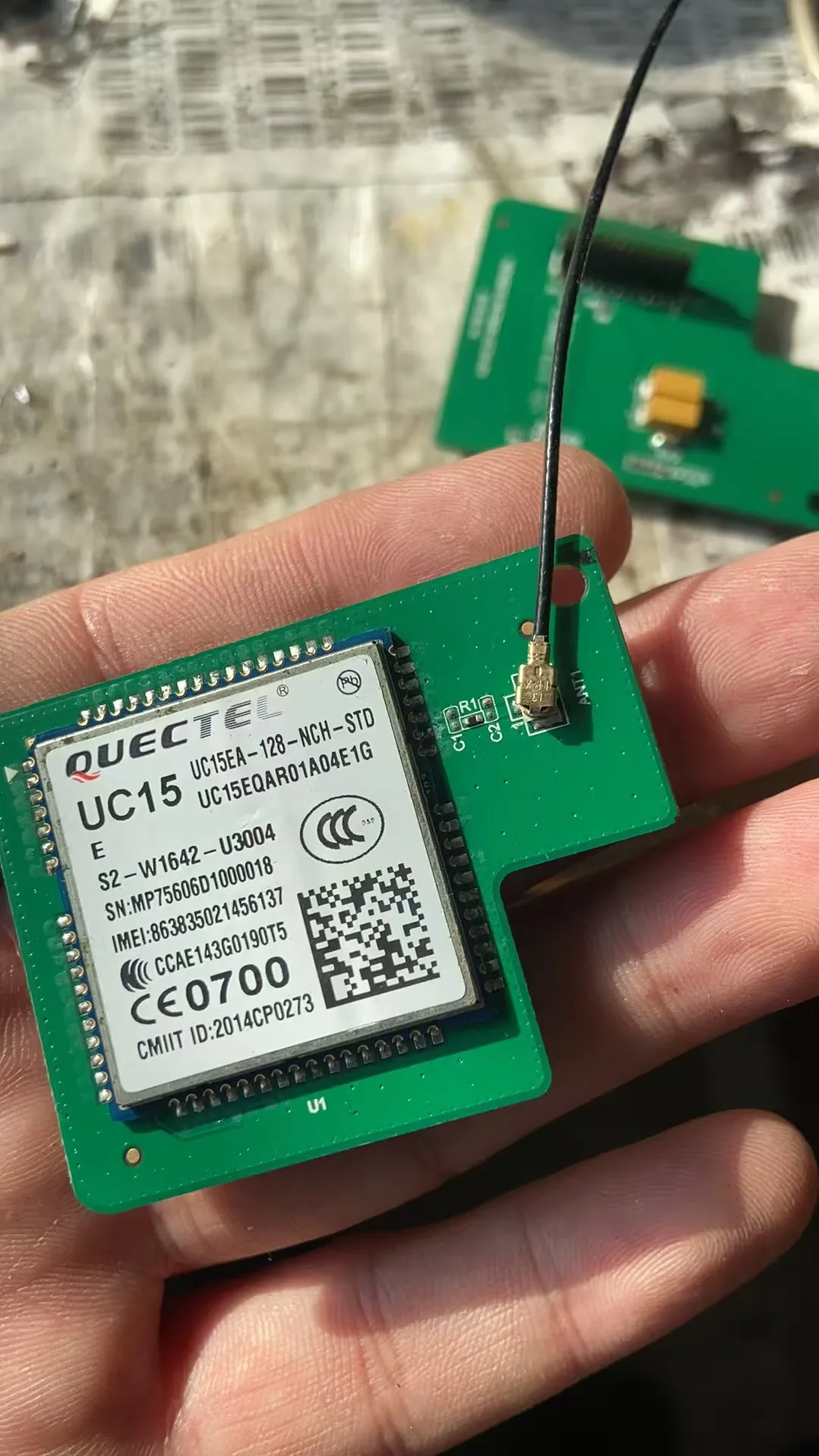 

Для NEW8210 3G WCDMA Коммуникационный модуль UC15 Ручной POS-терминал Запасные части для платежного устройства из используемой POS-машины