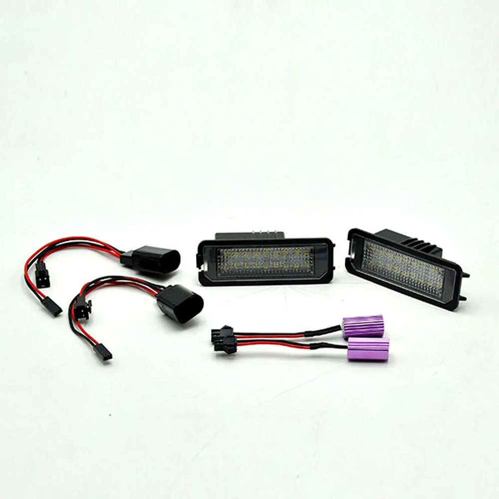 2 шт. белого светодиодного номерного знака для Bentley Continental GT/GTC Flying Mulsanne Azure Brooklands on