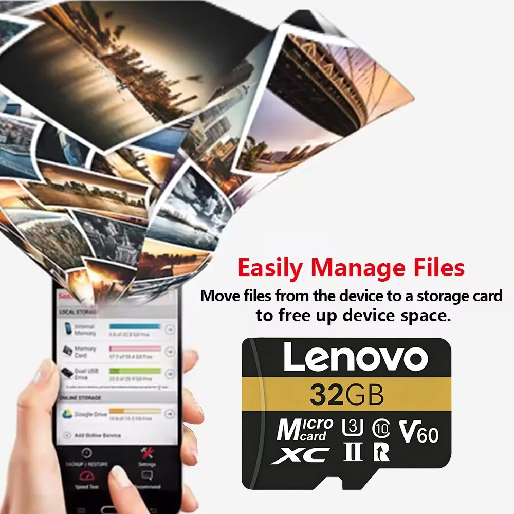 Фото Карта памяти Lenovo 128 ГБ 512 ГБ micro SD Express Card для Nintendo Switch 2, высокоскоростное чтение и запись до 880 МБ/с, 650 МБ/с, SanDisk. №4
