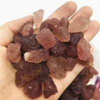 natural red garnet tumbled quartz crystal gravel healing energy rough mineral specimen collectables garden home decor