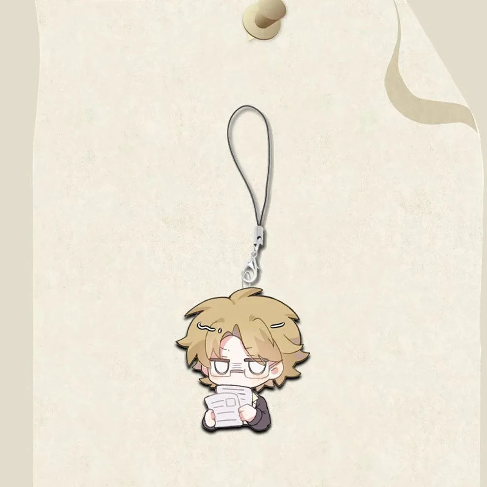 Фото Аниме Bungo Stray Dogs Dazai Osamu Nakahara Chuya брелок для косплея акриловая милая цепочка для телефона веревка брелок для ключей сумка кулон аксессуары №4