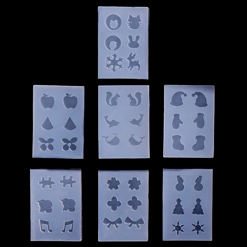 Snasan Новогодние товары серьги бисер небольшие подвески силиконовые формы смолы силиконовые формы ювелирные изделия ручной работы, делая эпоксидной смолы формы Snasan Новогодние товары серьги бисер небольшие подвески силиконовые формы смолы силиконовые формы ювелирные изделия ручной работы, делая эпоксидной смолы формы