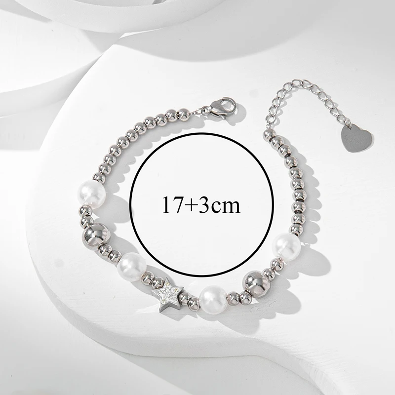 Sifisrri Сердце Звезда Lifetree Preal браслет для женщин нержавеющая сталь Твердые