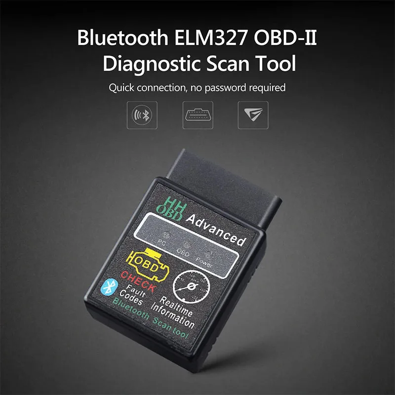 OBD2 ELM 327 V2.1 Bluetooth OBDII CAN BUS проверка двигателя автомобиля OBD диагностический сканер