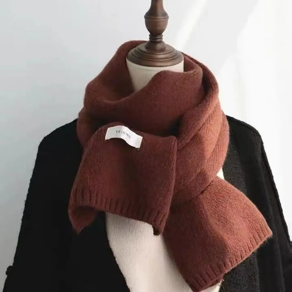 

Stylish Windproof Bright Color Scarf Ladies Scarf Temperament Coldproof