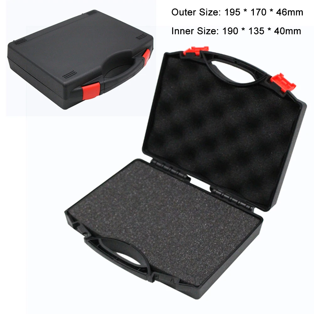 

Storage Box Tool Carrying Case PP Plastic Perfect Shape Strong Versatile Use Customizable Foam DIY Model Optional