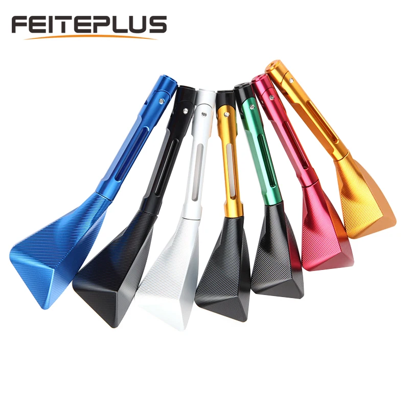 2 шт. CNC алюминиевый сплав универсальный мотоцикл зеркало заднего вида Руль Ручка