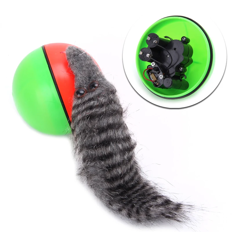 Fun Pet Teaser Toy Dog Interactive Toy Electronic Nutria Toy Waterproof Beaver Toy Ball Auto Move for Dog Play