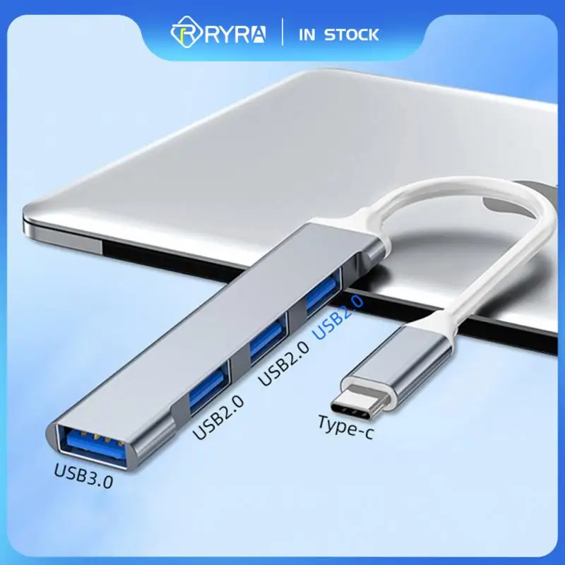 

RYRA Hub Usb C USB 3.0 Splitter Adapter Docking Station USB C Adapter For Macbook Air M1 IPad Pro Laptop PC Computer Accessories