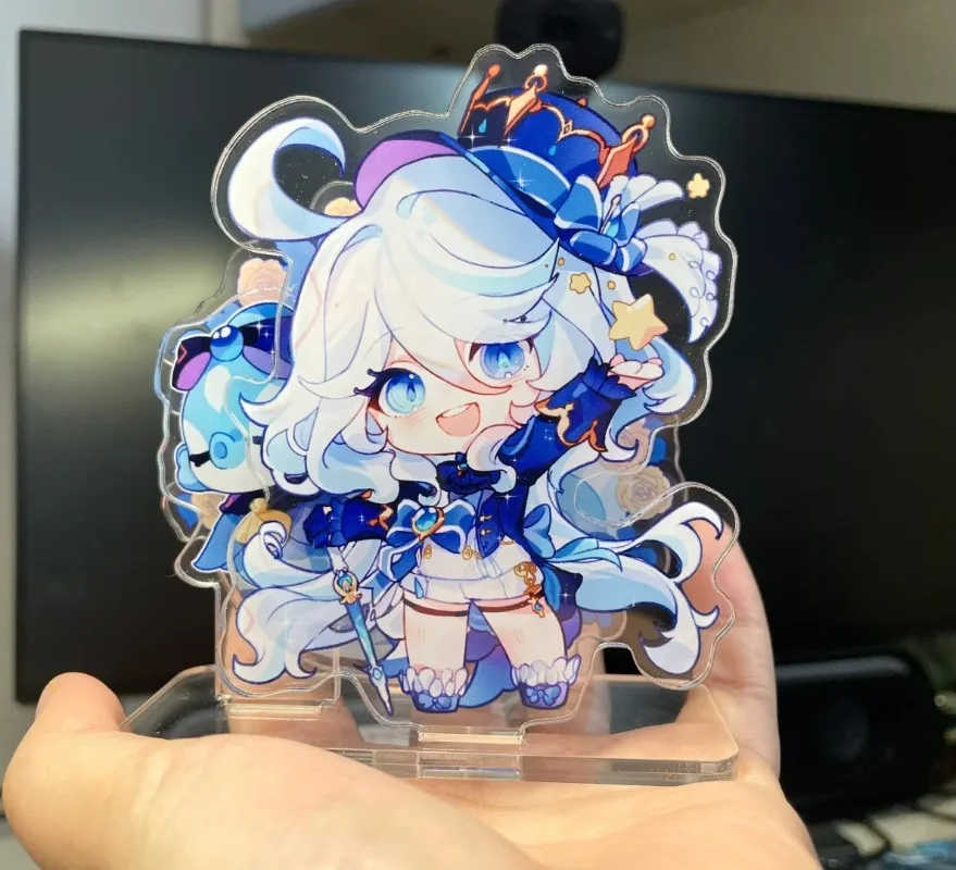 Игрушечные фигурки Furina акриловая подставка аниме модель фигурка украшение для