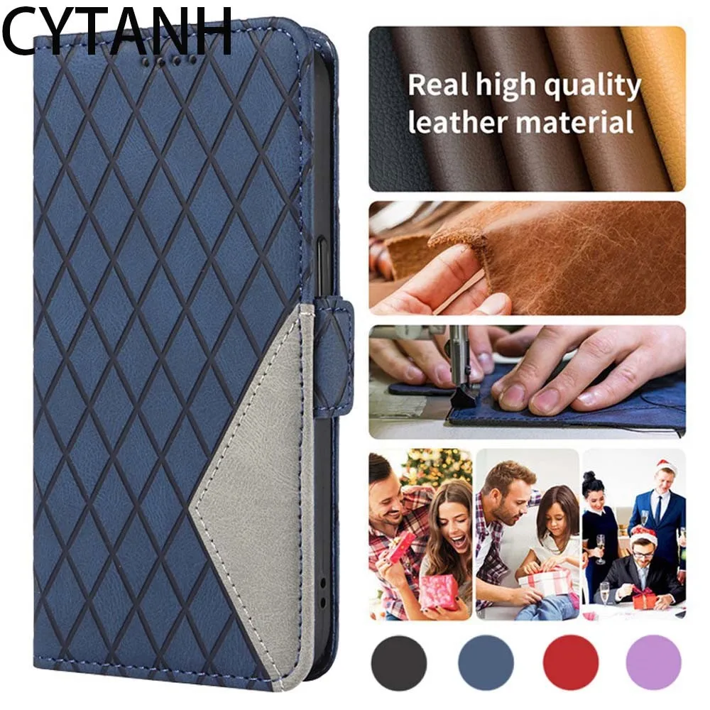 Роскошный Магнитный кожаный чехол для Xiaomi Redmi Note 12s Turbo Pro + Poco F5 X5 13 12T ультралегкий