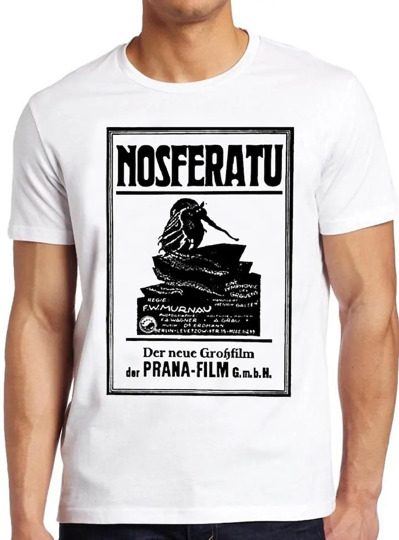 Футболка с плакатом Nosferatu B759 Ein Symphonie des Grauens классический фильм ужасов крутая