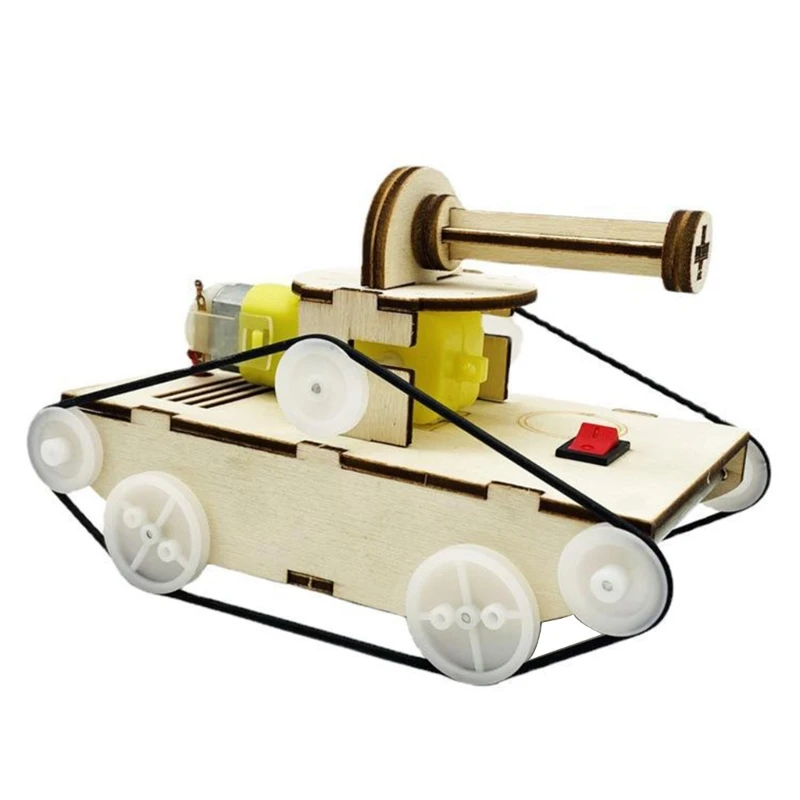 

Y55B Wooden Puzzle Toy Handmade Electric Model for Students Boys Girls Stem Kits