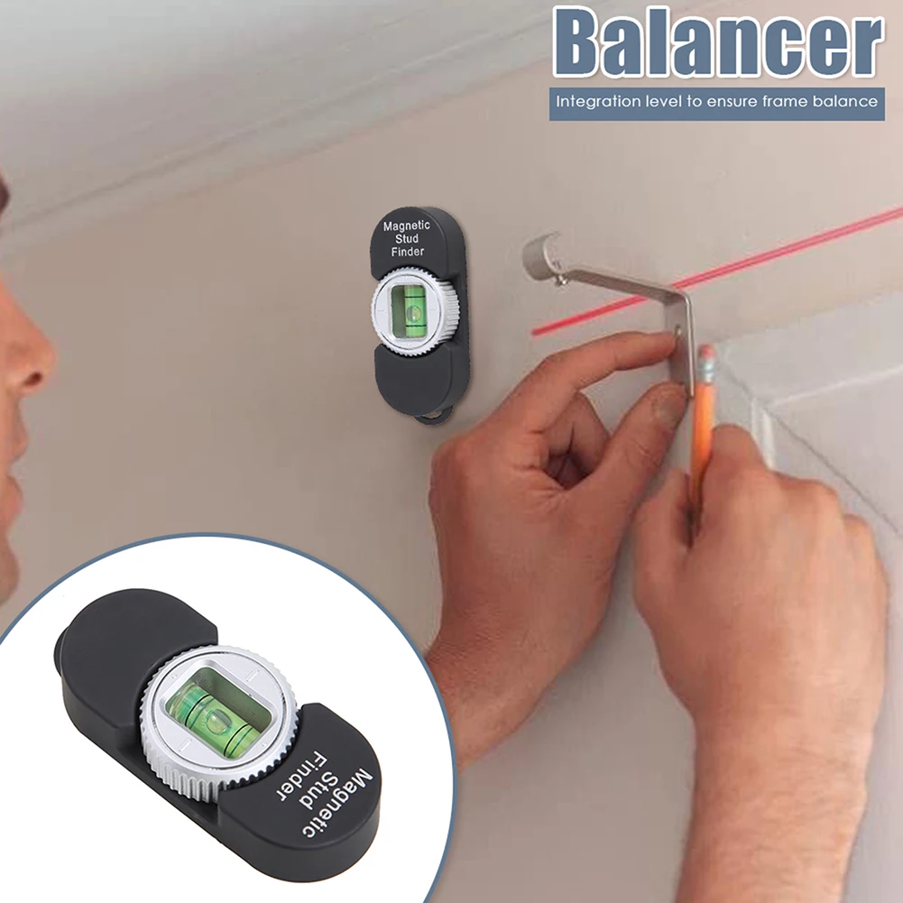 

2 in 1 Magnetic Stud Finder Electronic Wall Detector Meter Level Guage Balancer Electric Box Finder Wall Detector