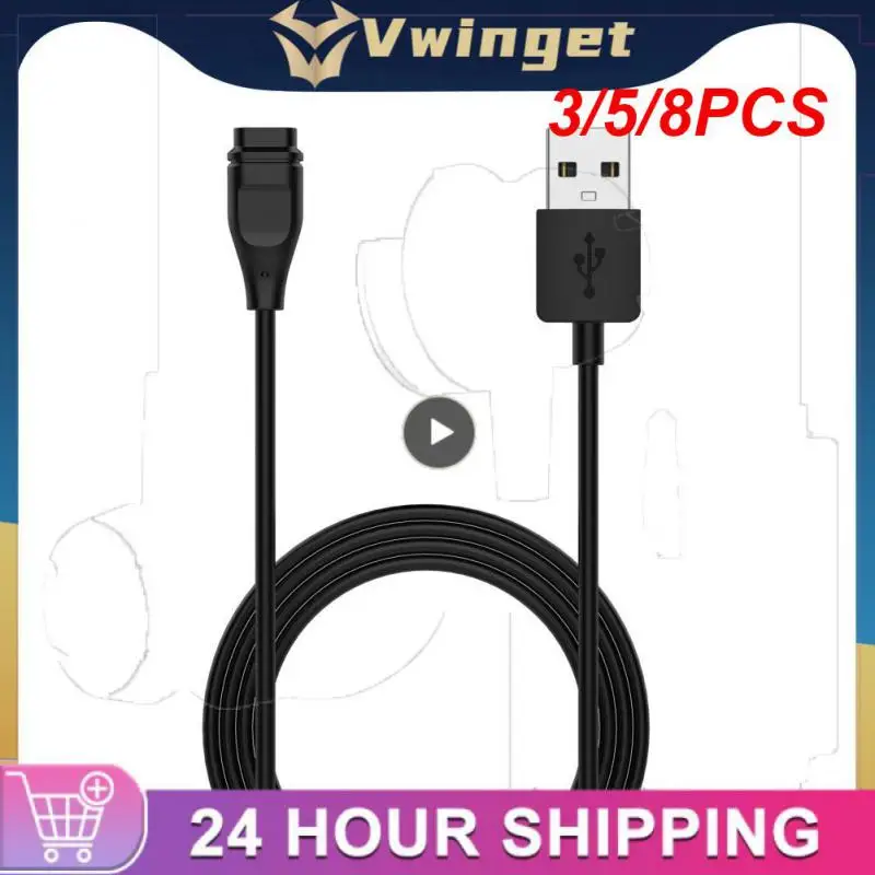 

3/5/8PCS Adapter Dock Cord Fast Charging 5v Charger Cord Cable Multifunctional Cable Cord Smart Watch Charger