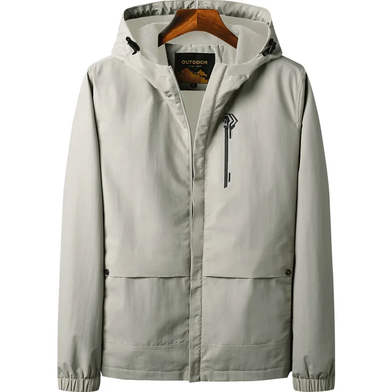 2022 Winter New Luxury Fashion Men's Windbreaker Waterproof Jacket Men's Jacket Boutique Clothing Simple Style