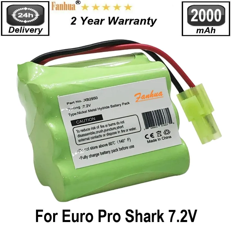 Замена никель-металлогидридной батареи 7 2 в для вакуумного ковра Euro Pro Shark XB2950 V2945