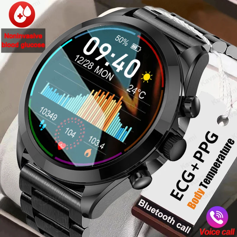 

2023 New ECG+PPG Smart Watch Men Sangao Laser Health Heart Rate Blood Pressure Fitness Sports Watches IP67 Waterproof Smartwatch