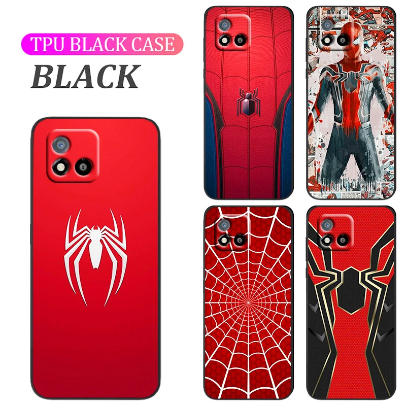 

Marvel spider man Phone Case For Realme Q3S GT Q3 C21Y C20 C21 V15 X7 V3 V5 X50 Q2 C17 C12 C11 Pro 5G TPU Cover