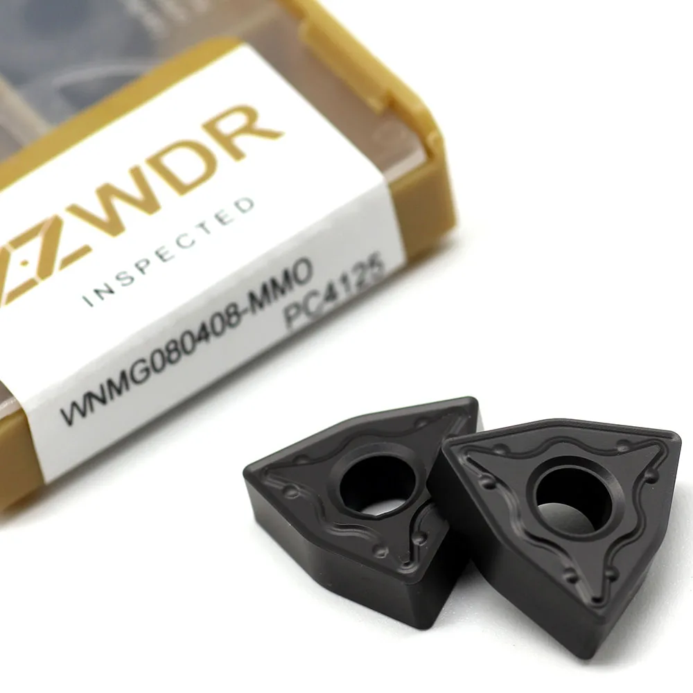

WNMG080408 MMO PC4125 10 шт. наружные Токарные вставки токарные инструменты фрезерные станки карбидные вставки для стали