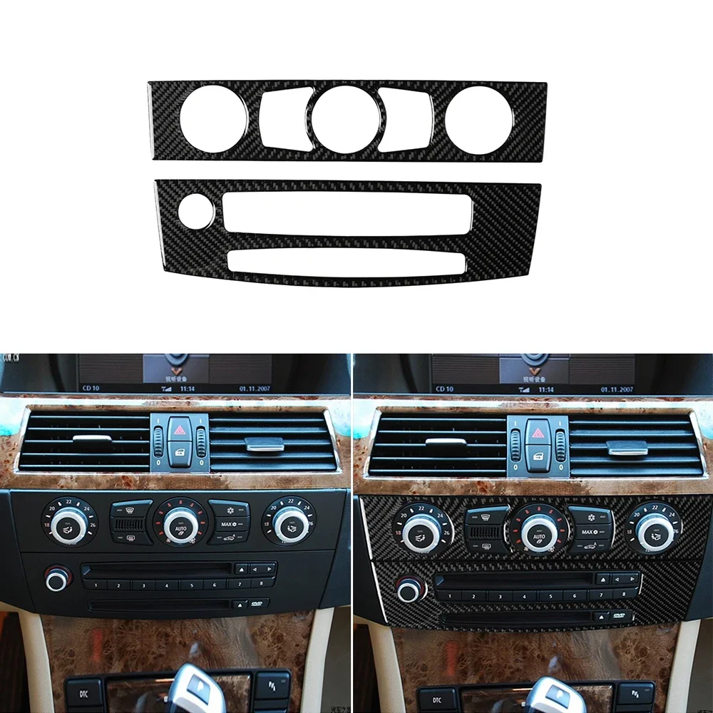 2 шт. декоративная накладка на центральную консоль автомобиля BMW 5 серии E60 2008-10