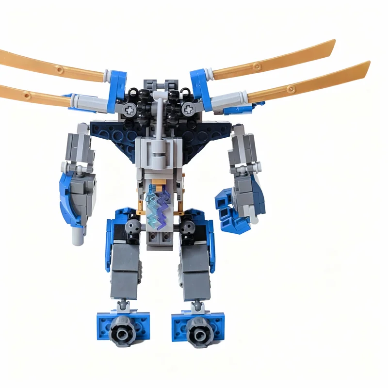 255 деталей MOC: Точная модель Jay S Electro Mech Ninjia, конструктор, игрушка для сборки, рождественский подарок, креативная идея для самостоятельной сборки (art.: 3920da68312dd) - 3920da68312dd