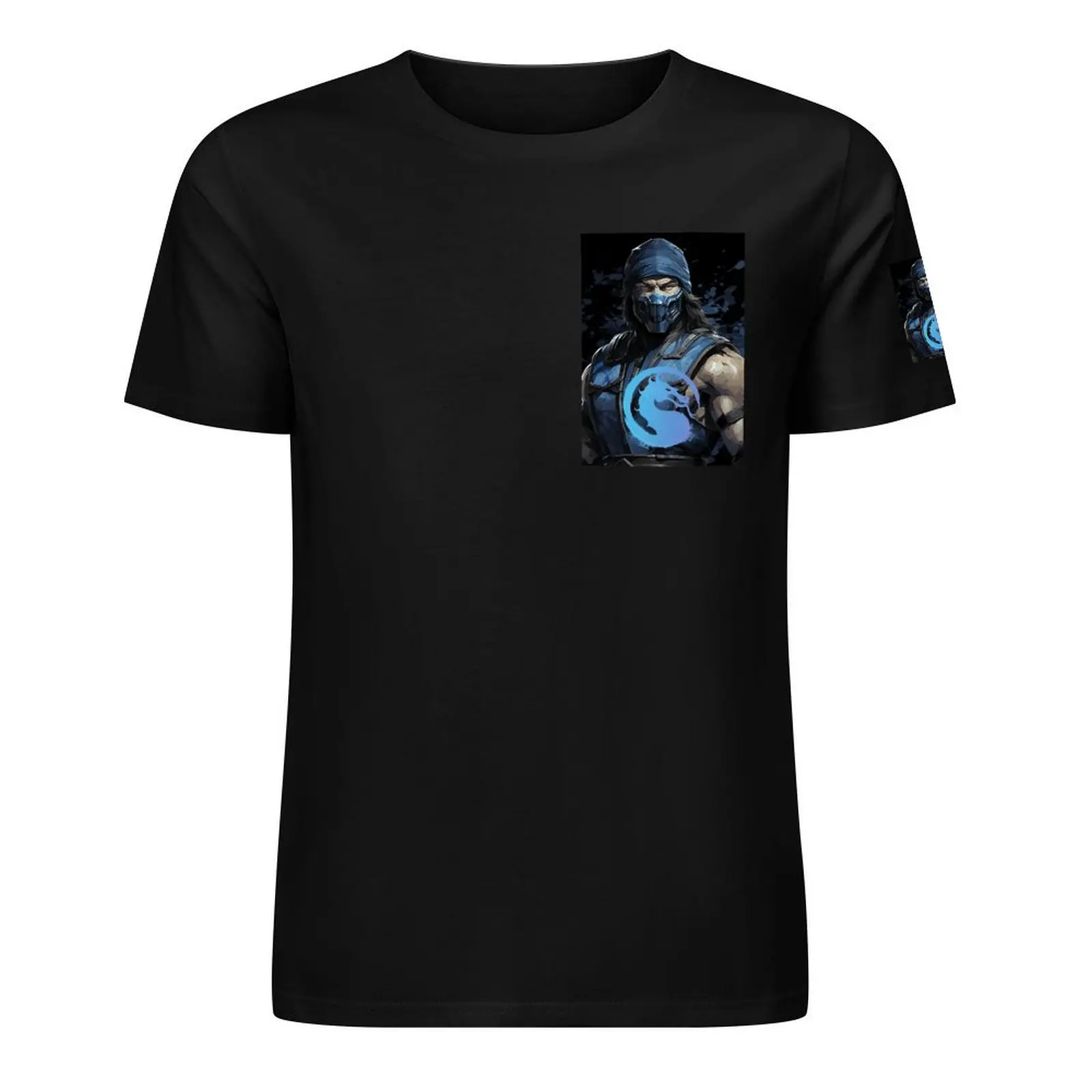 Футболка с круглым вырезом Sub Zero для продажи футболка нагрудным и манжетным