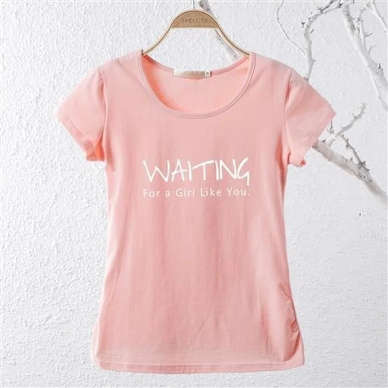 

Mujer Short Sleeve Tees Women Cotton T Shirt 2022 Summer Women Clothing Loose Casual O-Neck Womens Tops Tee Shirt Femme J331