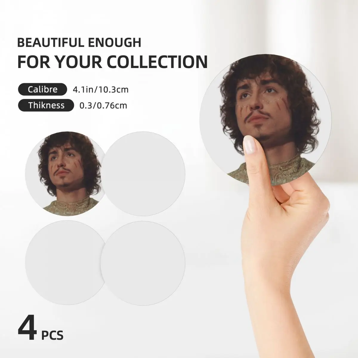 Керамические подставки (набор из 4) милый набор для напитков