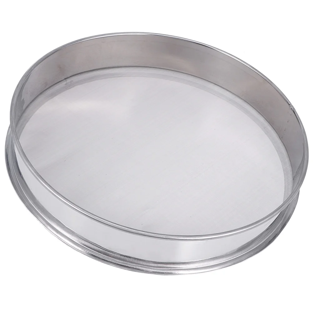 

Сито из нержавеющей стали, сито для пыльцы с тонкой сеткой, бытовое сито для трав (серебро)