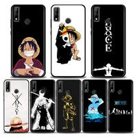 phone case for huawei mate 40 10 20 pro rs case y6 y7 y9 y5p y6p y8s y8p y9a y7a silicone japanese manga anime luffy ace