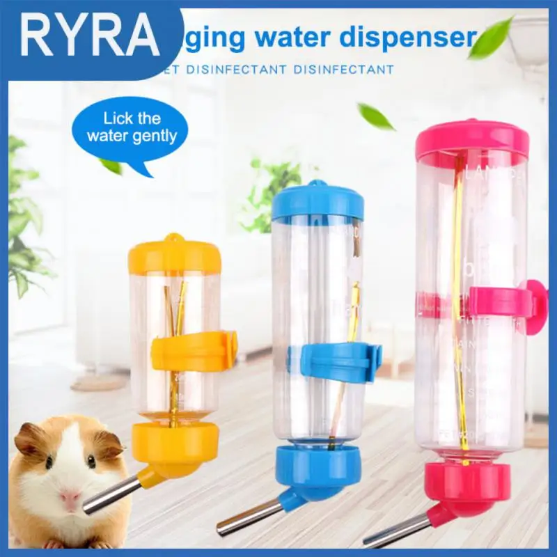 

80/125ML Hamster Drinker Water Bottle Cage Squirrel Rabbit Feeder Cage Hanging Small Animal Water Drinking Dispenser Pipe
