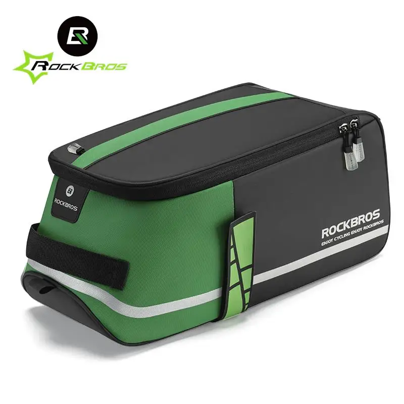 

ROCKBROS Cycling Accessory Bicycle Carrier Bag Large Capacity Bike Trunk Bag MTB Rack Rear Seat Bag Pannier Bag With Rain Cover