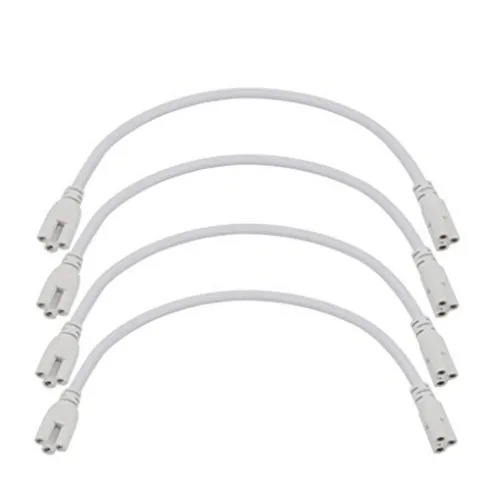 1FT-5FT T5 T8 двухсторонний 3-контактный Соединительный кабель для Светодиодный Ной трубки, Удлинительный шнур T5 T8 для интегрированной светодиодной флуоресцентной лампы