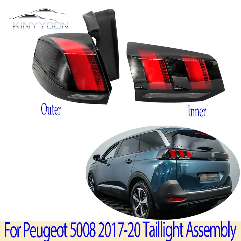 Задсветильник фонарь для Peugeot 5008 2017 18 19 2020 задсветильник задний светильник онарь