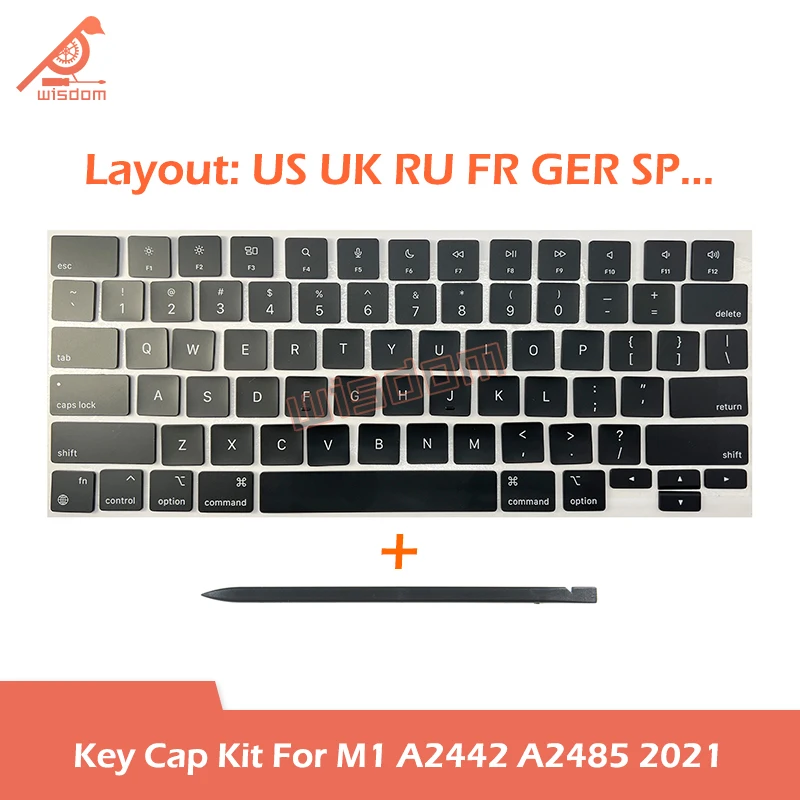 

Новый ноутбук A2337 клавиши US UK Английский Французский Немецкий Испанский итальянский для Macbook Air Retina 13 дюймов EMC 3598 2020 года