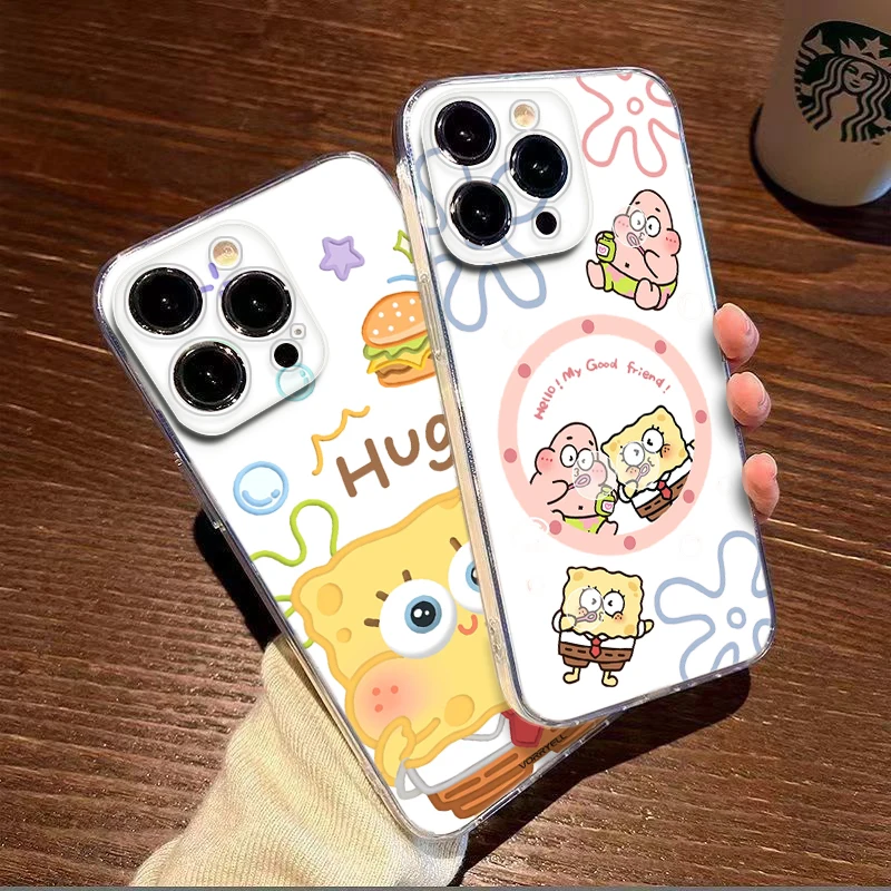Мягкие квадратные брюки R10 SpongeBob для Moto G4 Plus G41 G5 G50 G51 G5S G6 Play G60 G7 Power G71 G9