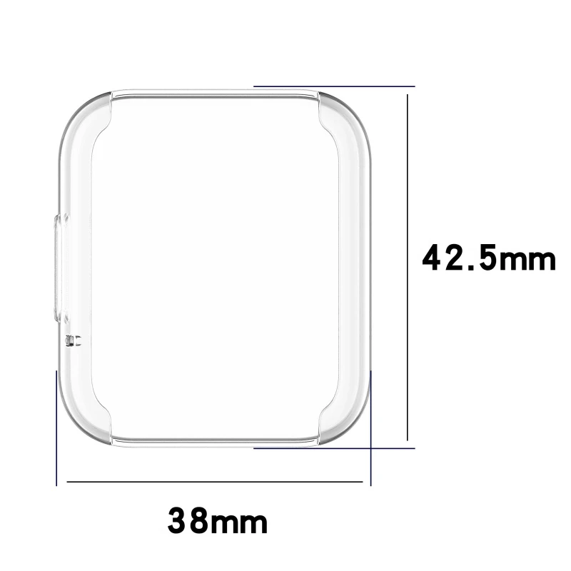 Полный защитный чехол для Redmi Watch 2 Lite Водонепроницаемый экранный корпус умных часов Одноцельный аксессуар